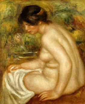 Side View Of A Seated Bather (Gabrielle)
