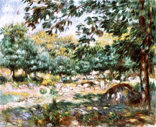 Treboul near Douarnenez from Pierre-Auguste Renoir