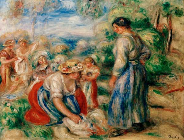 A.Renoir, Wäscherinnen from Pierre-Auguste Renoir