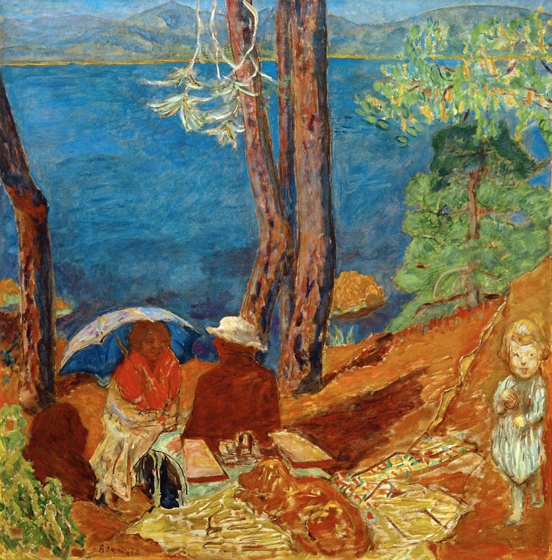 Bord du mer, sous les pins from Pierre Bonnard