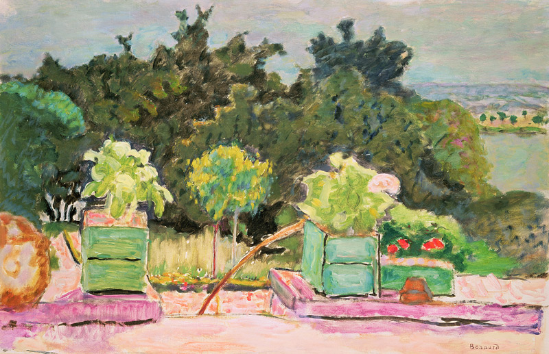 The Terrace at Vernonnet from Pierre Bonnard