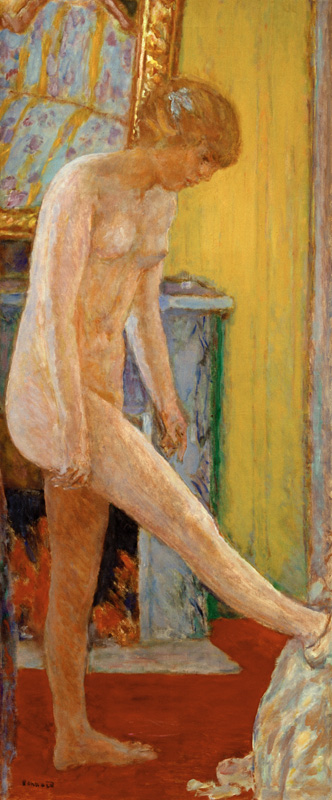 Jeune fille nue devant la cheminée from Pierre Bonnard