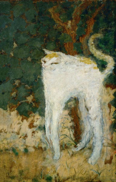 Le chat blanc from Pierre Bonnard