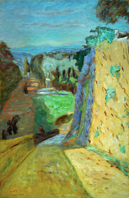 Paysage, l’allée au Cannet from Pierre Bonnard