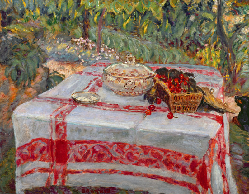 Still Life with a Tablecloth from Pierre Bonnard
