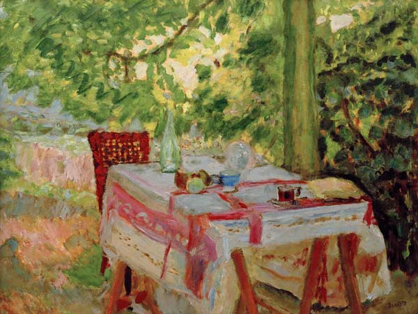 La Table servie sous le tilleul from Pierre Bonnard