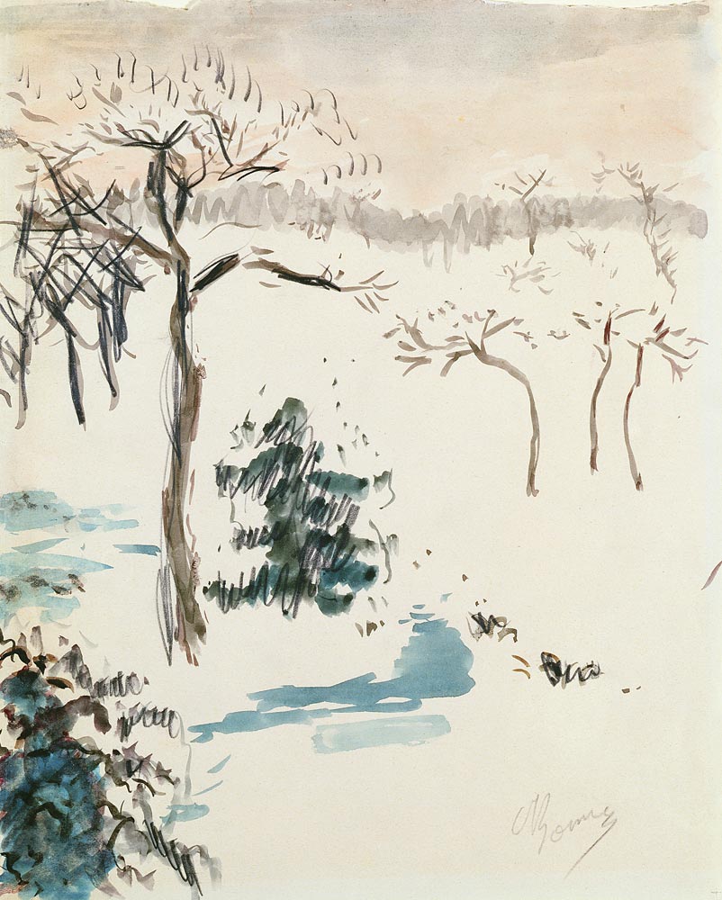 Winter Landscape from Pierre Bonnard
