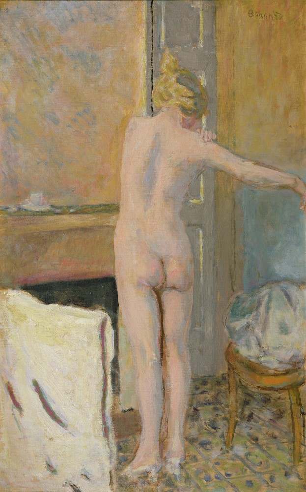 Nude in front of a Mantelpiece from Pierre Bonnard
