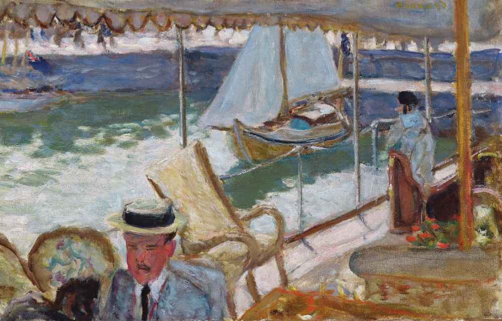 On the Yacht from Pierre Bonnard