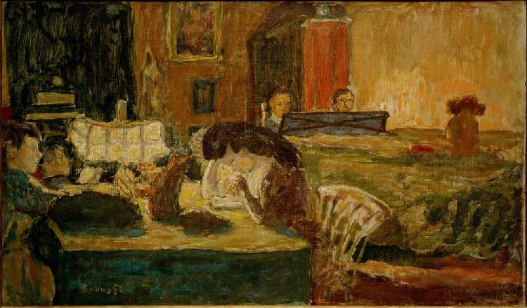 Der Abend im Salon (Familie Terrasse) from Pierre Bonnard