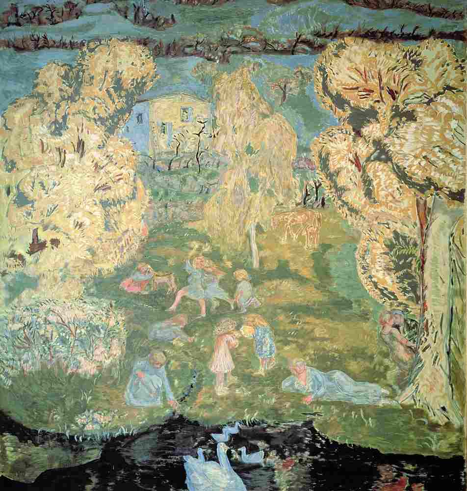 The First Days of Spring in the Countryside from Pierre Bonnard