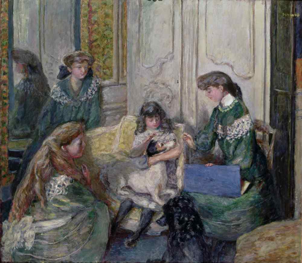 The Natanson Girls from Pierre Bonnard
