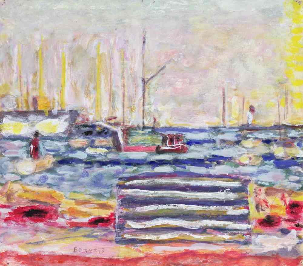 A Port in Normandy from Pierre Bonnard