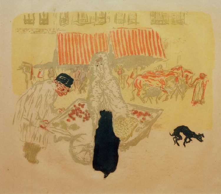 Le marchand des quatre saisons from Pierre Bonnard