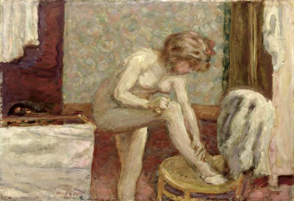 In the Washroom from Pierre Bonnard