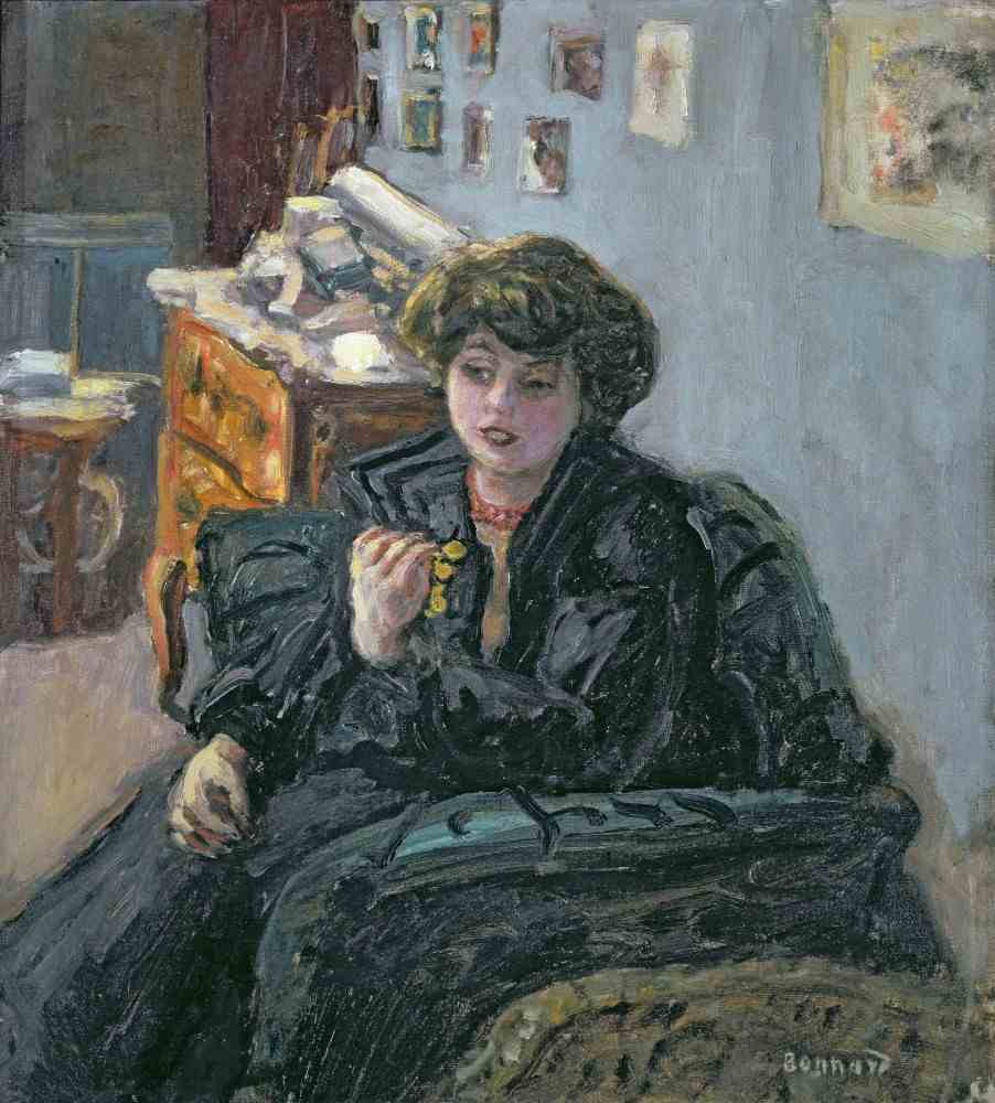 Young Woman in an Interior from Pierre Bonnard