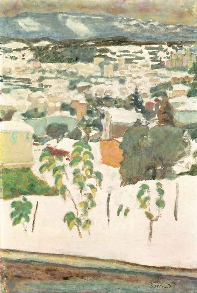Le Cannet in the Snow from Pierre Bonnard