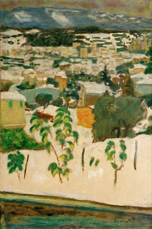 Le Cannet in the Snow from Pierre Bonnard