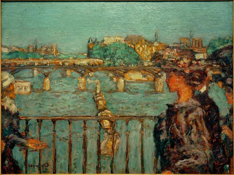 Le Pont des Arts from Pierre Bonnard