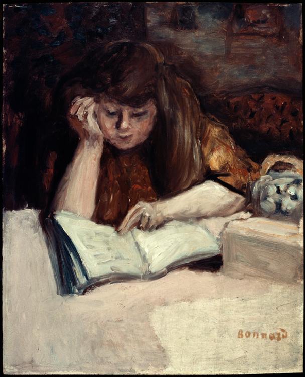 Liseuse accoudée from Pierre Bonnard