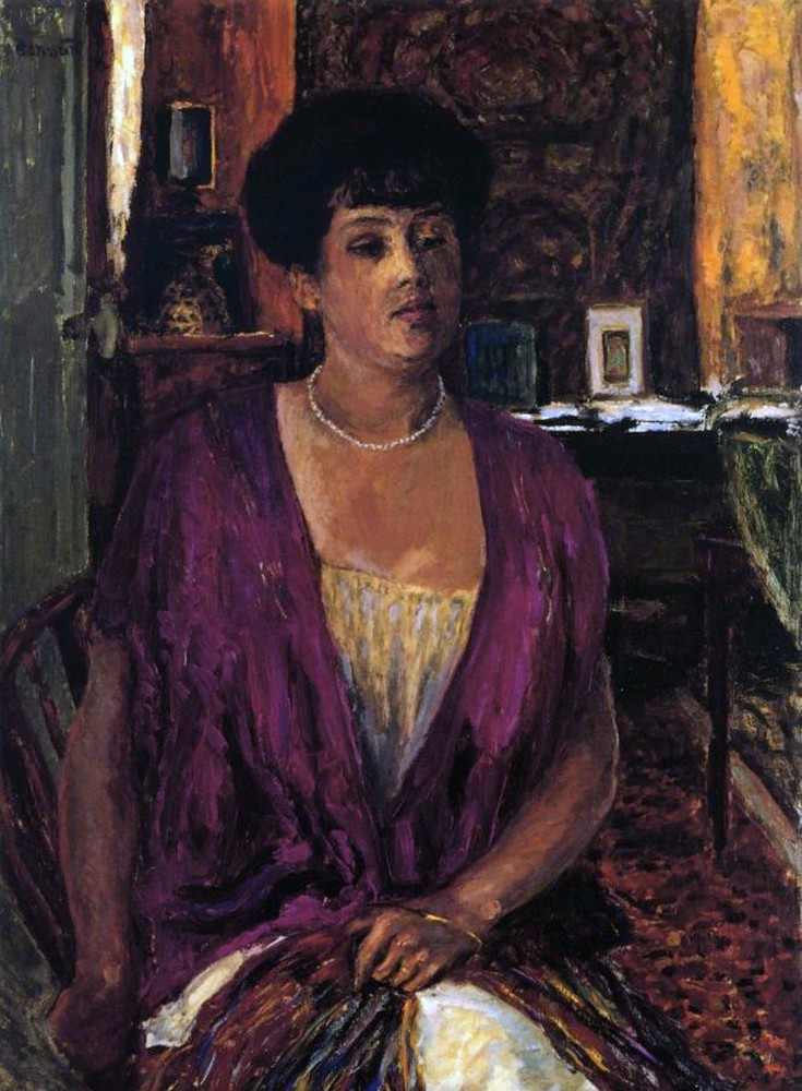 Madame Claude Anet from Pierre Bonnard