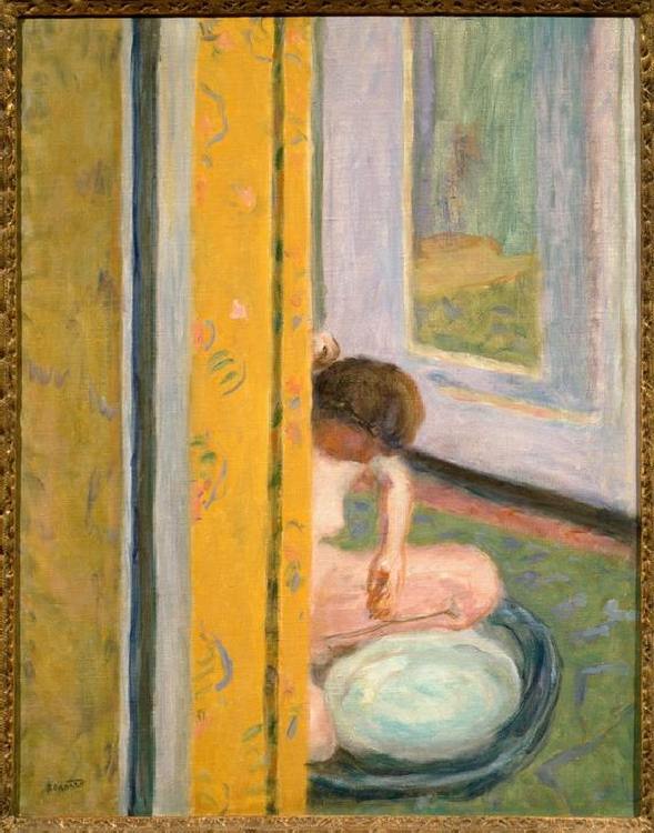 Nude with Yellow Curtain from Pierre Bonnard