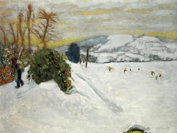 Snowy Landscape in Dauphiné from Pierre Bonnard