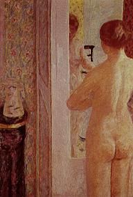 In front of the mirror from Pierre Bonnard