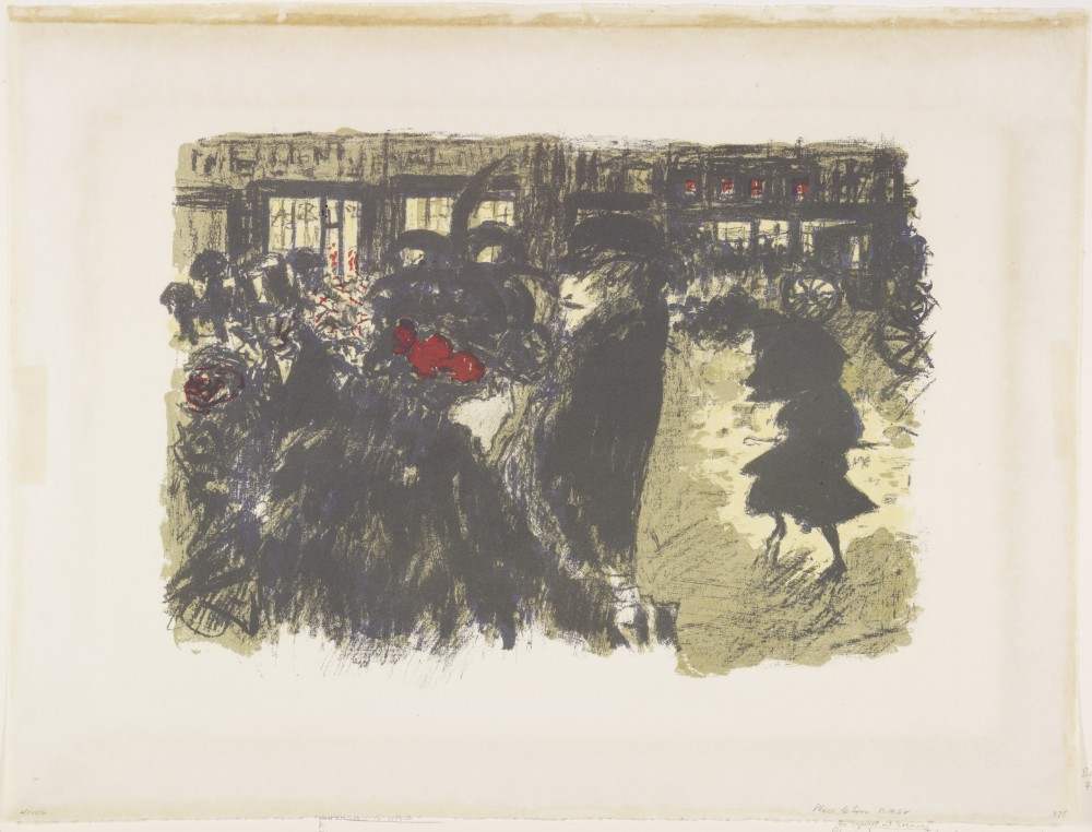 Square at Night from Pierre Bonnard