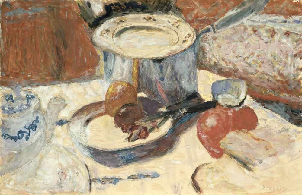 Still Life with a Saucepan from Pierre Bonnard