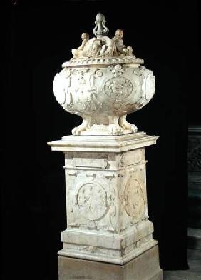 Funerary urn containing the heart of Francois I (1494-1547)