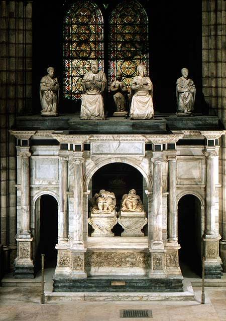 The Tomb of Francois I (1494-1547) and Claude of France (1499-1524) from Pierre Bontemps