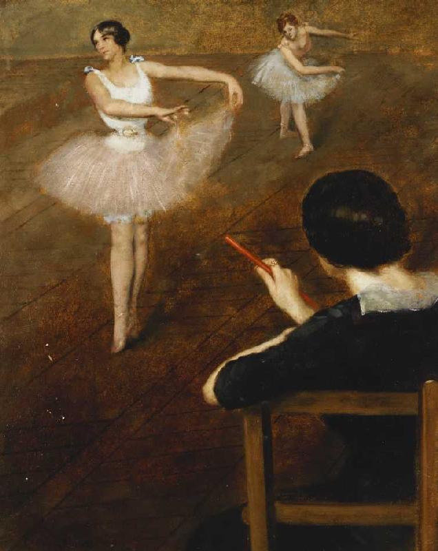 Die Ballettstunde. from Pierre Carrier-Belleuse