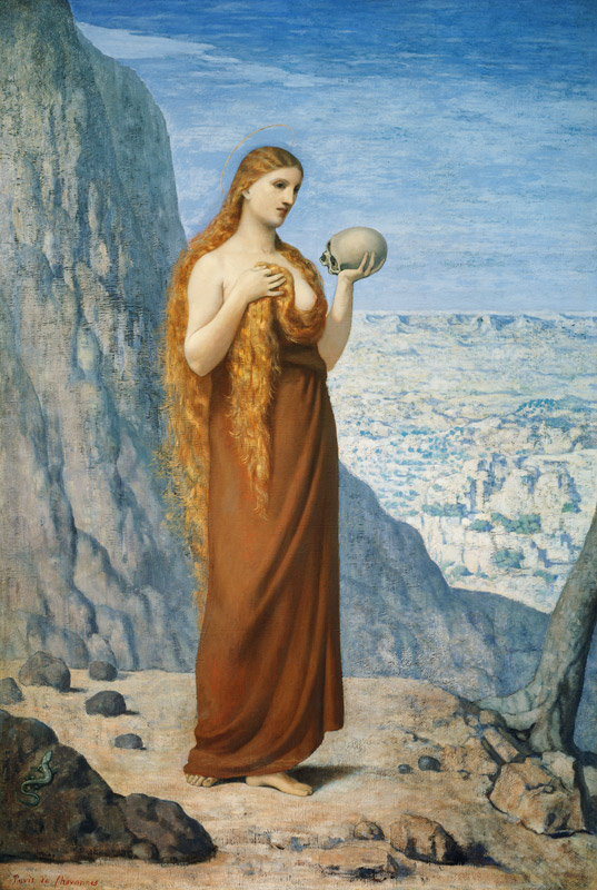 Saint Mary Magdalene in the Desert from Pierre-Cécile Puvis de Chavannes