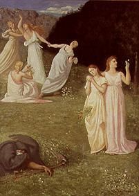 The young girls and the death. from Pierre-Cécile Puvis de Chavannes