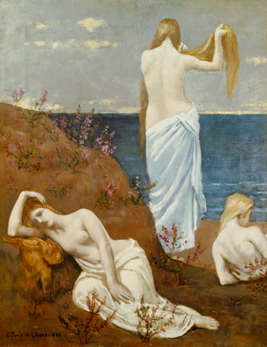 Young Girls by the Sea from Pierre-Cécile Puvis de Chavannes