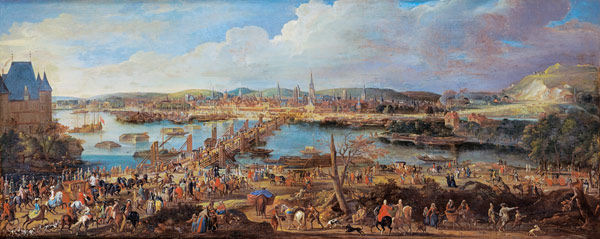 View of Rouen from Saint-Sever from Pierre-Denis Martin