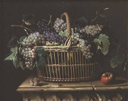 A Basket of Grapes from Pierre Dupuis