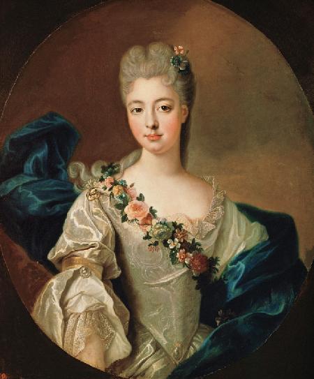 Portrait of Charlotte Aglae of Orleans, 1720s