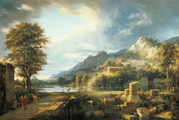 The Ancient Town of Agrigentum from Pierre Henri de Valenciennes
