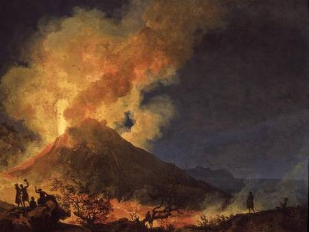 Vesuvius Erupting from Pierre Jacques Volaire