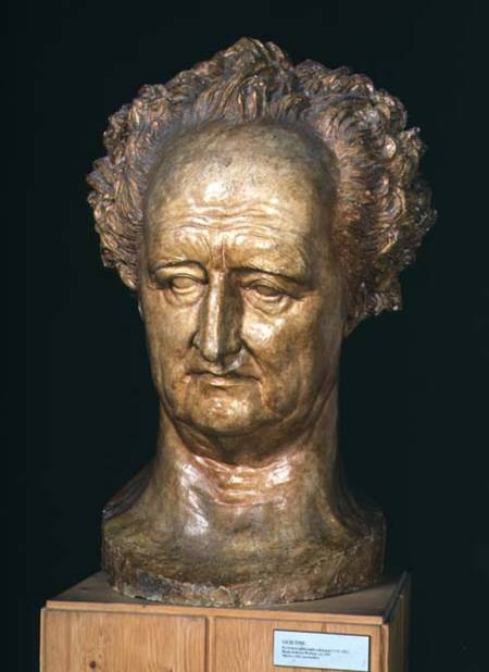 Bust of Johann Wolfgang von Goethe (1749-1832) from Pierre Jean David d'Angers