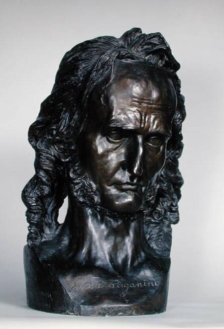 Bust of Nicolo Paganini (1784-1840) from Pierre Jean David d'Angers
