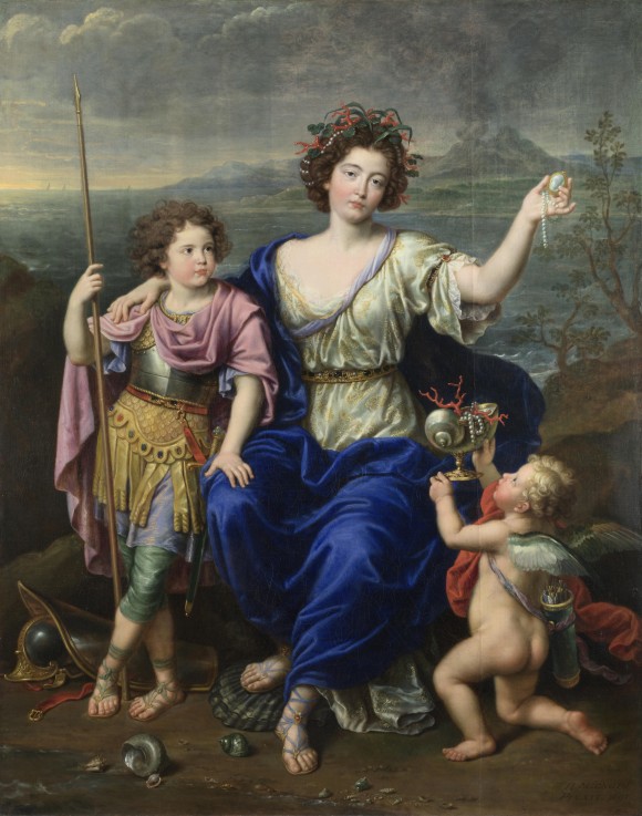 The Marquise de Seignelay and Two of her Sons from Pierre Mignard