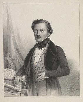 Portrait of the singer Gilbert-Louis Duprez (1806-1896)