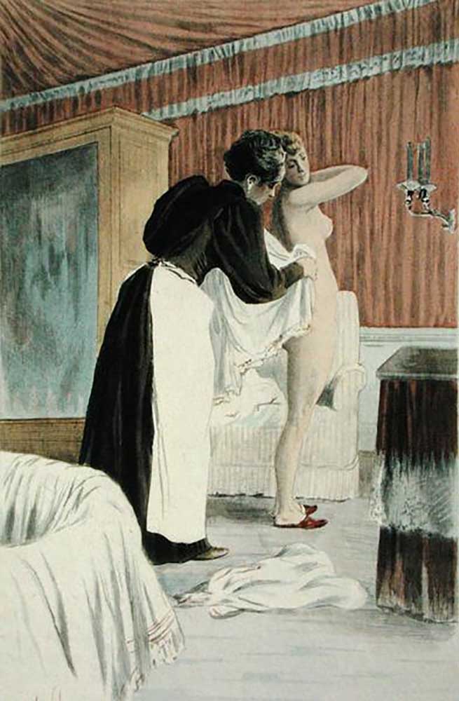 The Washing Tub, from La Femme a Paris by Octave Uzanne, engraved by F. Masse, 1894 from Pierre Vidal