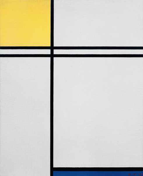 Composition yellow, blue../1933 from Piet Mondrian