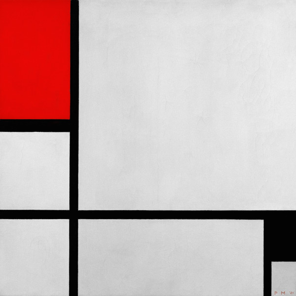 Composition Red And Black from Piet Mondrian