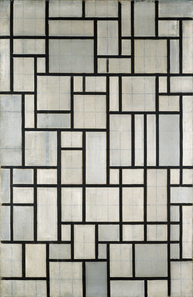 Composition with grid 2 from Piet Mondrian