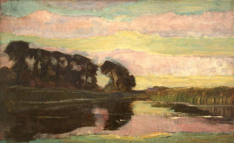River landscape with…/c. 1907 from Piet Mondrian